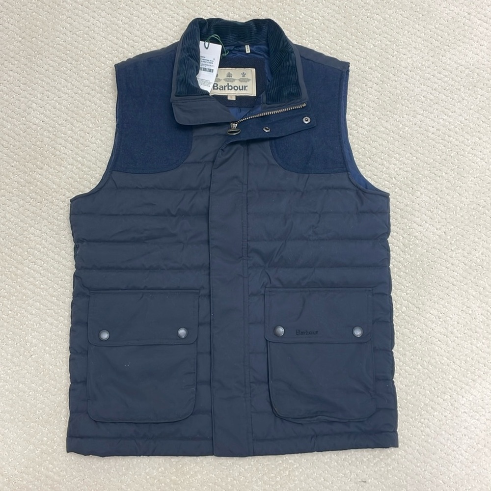 COPY - New Barbour Bradford Gilet Vest Navy L